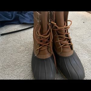 Barely worn bean boots